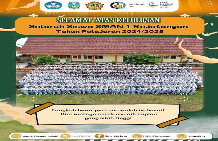 KELULUSAN MURID SMAN 1 REJOTANGAN TAHUN PELAJARAN 2024-2025