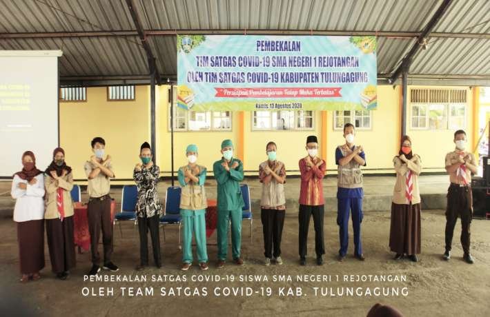 Pembekalan Satgas Covid-19 SMARETA oleh Team Satgas Covid Kabupaten Tulungagung